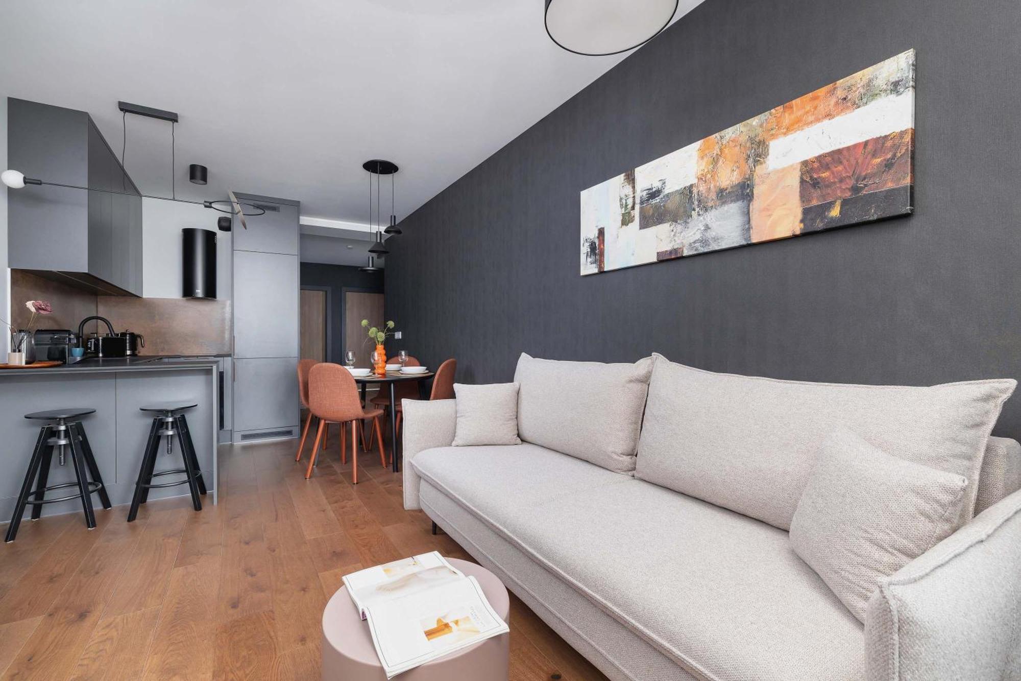 Appartement Modern & Luxurious With Balcony & Parking Cracow By Renters Prestige